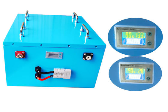 comprar Baterías con errores 48V 100Ah, litio profundo Ion Batteries With LCD del golf recargable del ciclo fabricación en línea