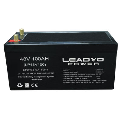 IP67 Fósforo de litio 48V 51.2V 105Ah Batería del carrito de golf Corriente máxima 300A/10s Corriente de descarga continua 100A
