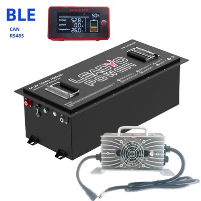 comprar Paquete de baterías de litio LiFePO4 inteligente de 48V 150Ah para triciclo de carga eléctrica Rickshaw Tuk-Tuk fabricación en línea