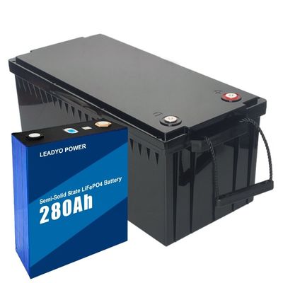 comprar 12.8V 560Ah Baterías de estado semi sólido LiFePO4 para caravanas de RV Batería de estado semi sólido ESS marina fabricación en línea