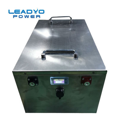 comprar paquetes recargables de limpieza LiFePO4 de la batería de la máquina del piso de 24V 100Ah fabricación en línea