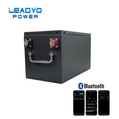 comprar Batería profunda 12V 100ah del ciclo Lifepo4 de la batería de litio de Bluetooth de la caja metálica fabricación en línea