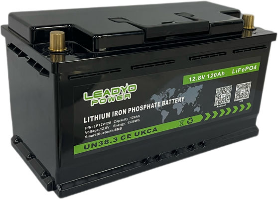 Buen precio Almacenamiento de la energía solar del paclFor de la batería del hierro del litio del App del estruendo L4 L5 12V 100Ah 120Ah Lifepo4 LFP Bluetooth en línea