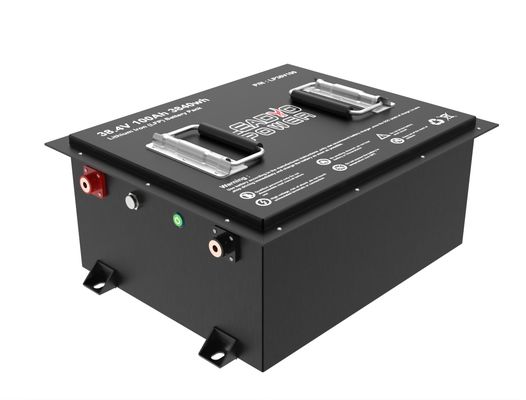 Buen precio 5000 veces 100Ah 36V LiFepo4 Batería de carrito de golf inteligente con LCD / Bluetooth en línea