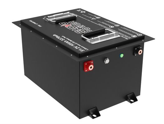 Buen precio LiFePO4 Golf Cart 48V 51.2V 105Ah Baterías LFP de hierro de litio con pantalla LED LCD / cargador en línea
