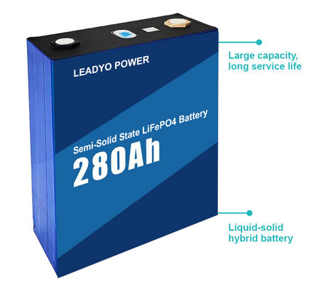Buen precio Celdas de batería prismáticas de litio LiFePO4 de estado semisólido de 3,2 V y 280 Ah en línea