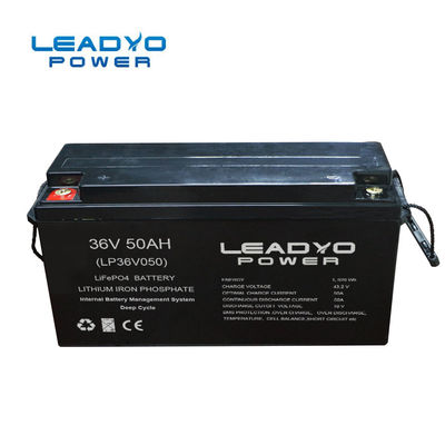 Buen precio 36 litio modificado para requisitos particulares Ion Battery de la batería 50Ah LFP de la carretilla elevadora de voltio 480X170X240m m en línea