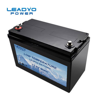 Buen precio batería del fosfato del hierro del litio de la batería 12V de la baja temperatura LiFePO4 de 12kg 90Ah en línea
