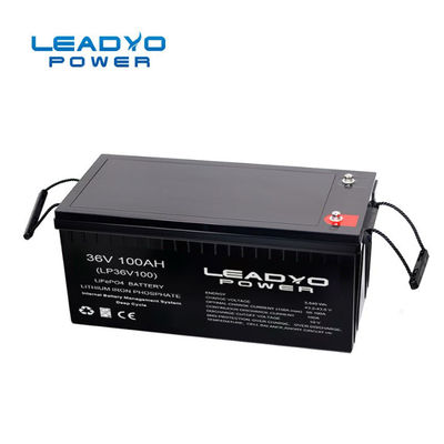 Buen precio ciclo profundo de la batería recargable de 36V 100Ah LiFePO4 para la carretilla elevadora en línea
